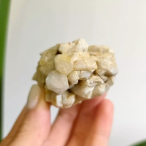 Kwarc biały, kwarc żółty - szczotka - 103 g
